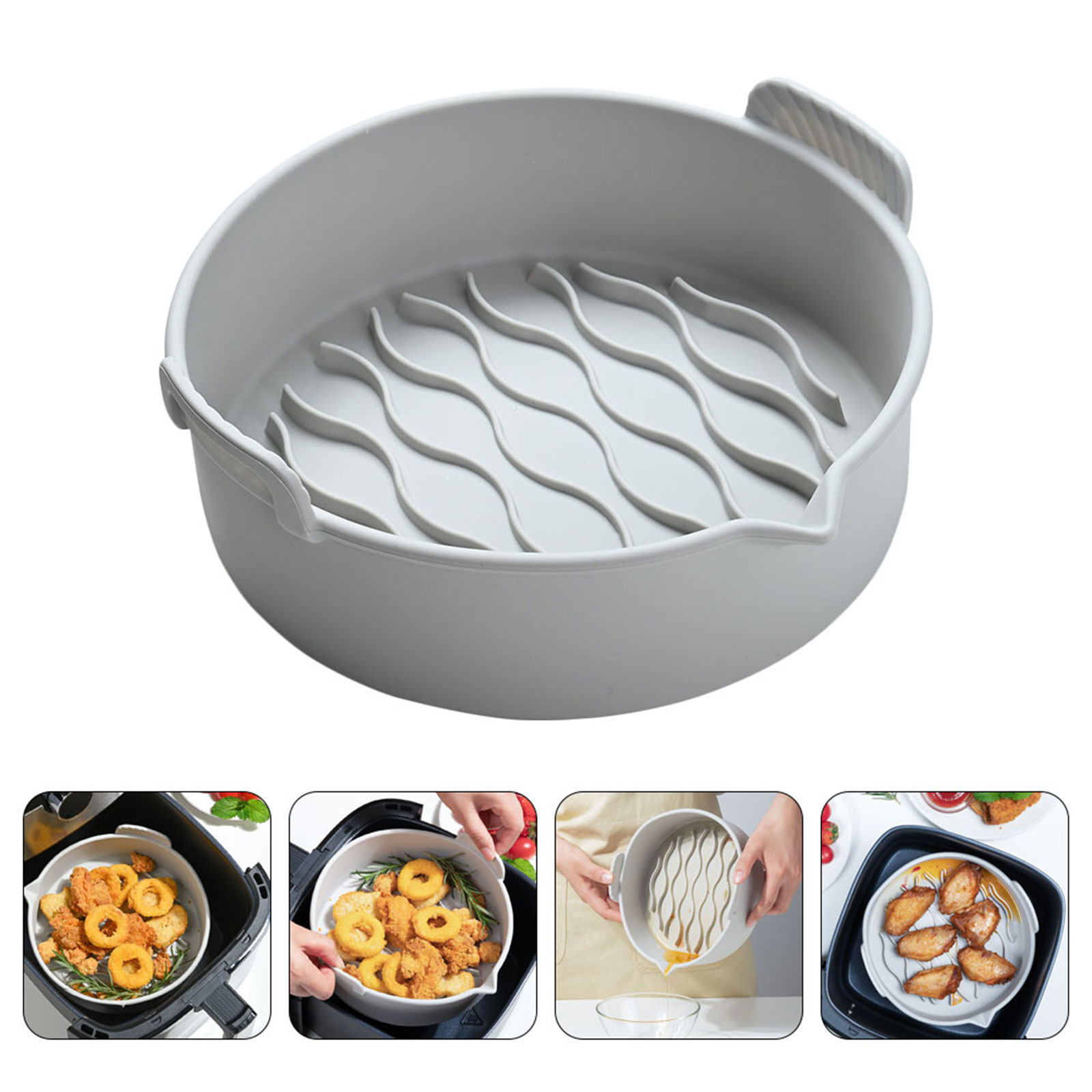 Air Fryer - Revestimiento de silicona para freidora de
