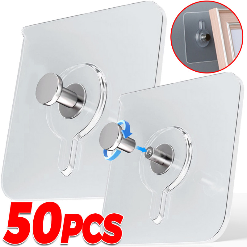 Kitchen Appliances Cabinet - Ganchos Adhesivos para Pared, Ganchos Fuertes