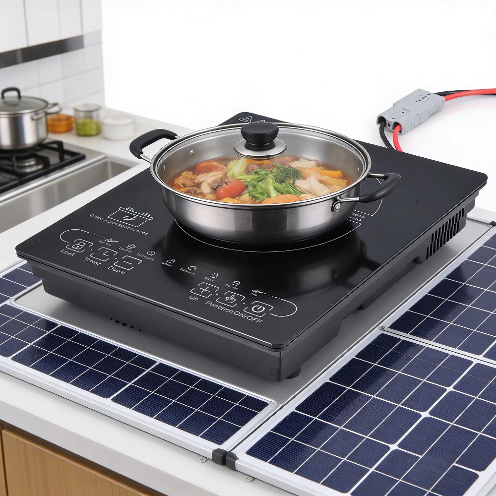 Induction Cooktop Portable - Cocina de Inducción Solar de 24V/48V