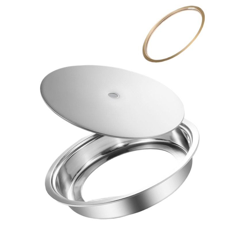 Induction Cooker - Anillo de acero inoxidable para olla,