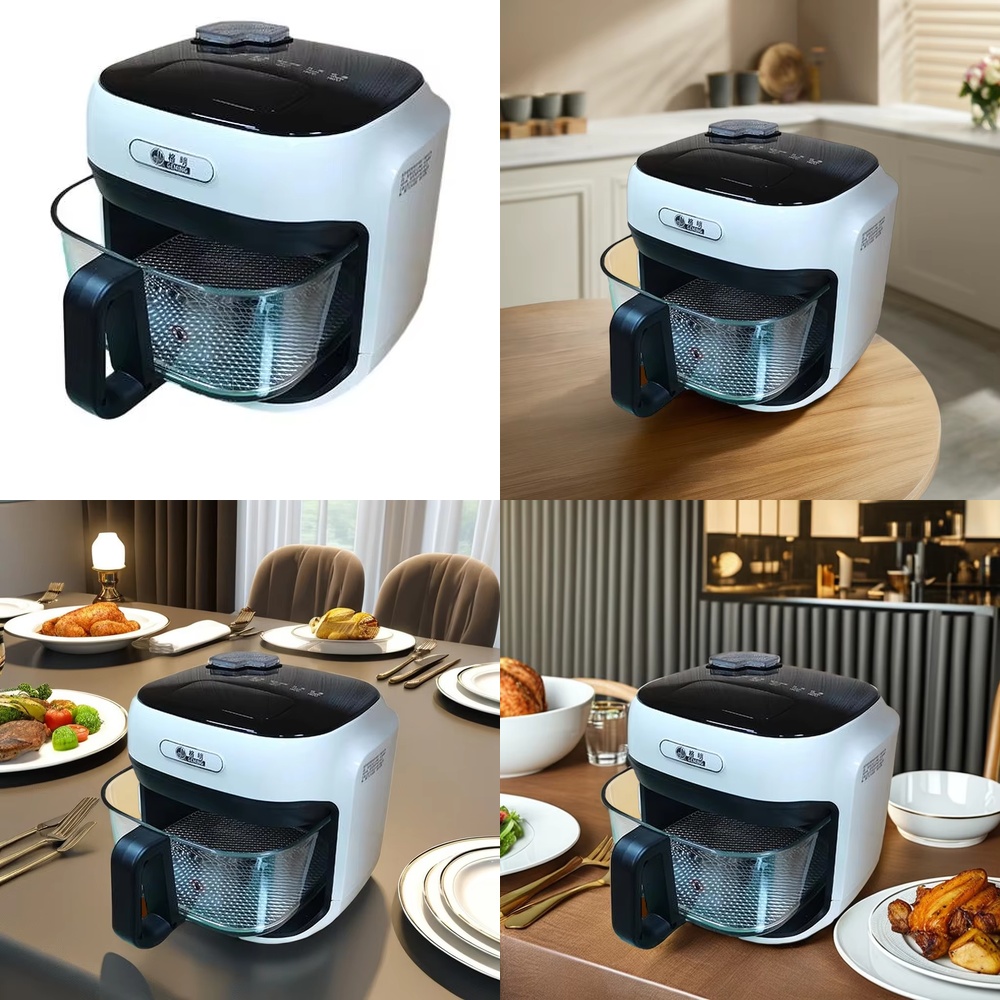 Air Fryer - Freidora de Aire Digital Eléctrica Silver
