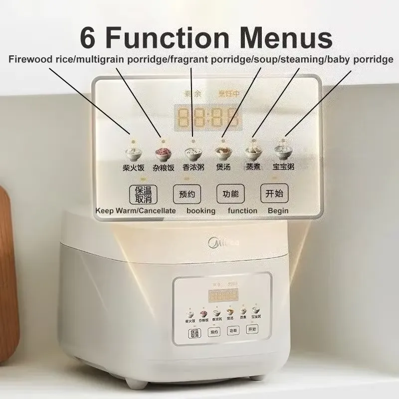 Olla Arrocera Saludable Midea  - Rice Cooker reseña y precio