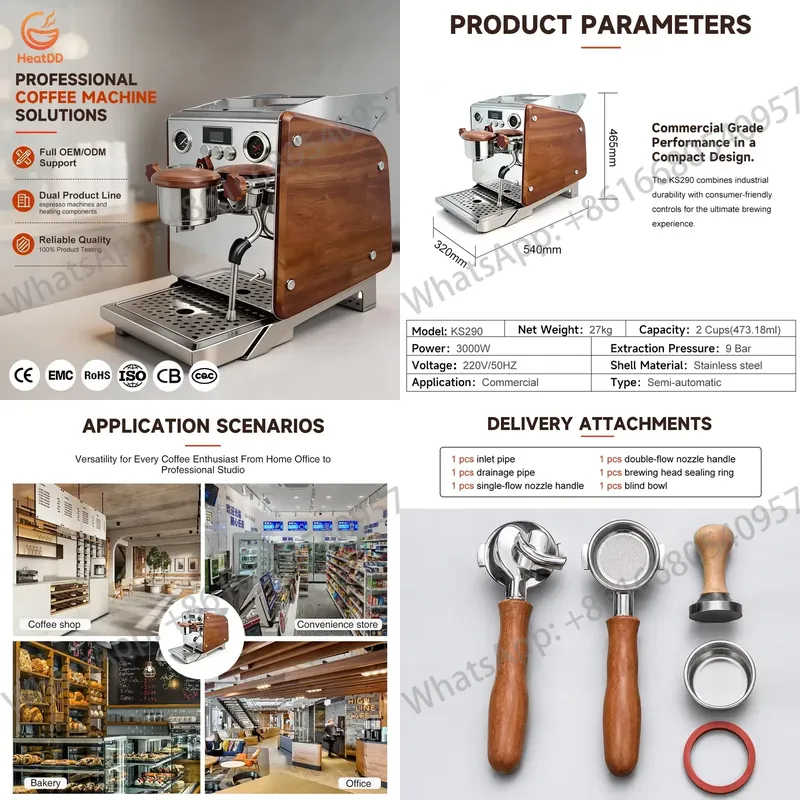 Cafetera Eléctrica Semiautomát - Coffee Maker reseña y precio
