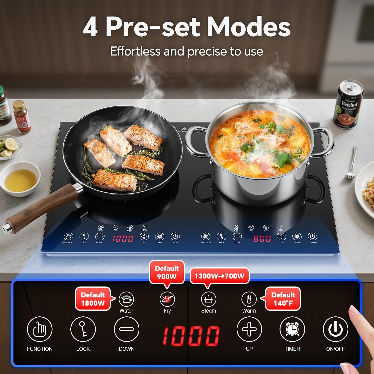Placa de Inducción Portátil de - Induction Cooktop Portable reseña y precio