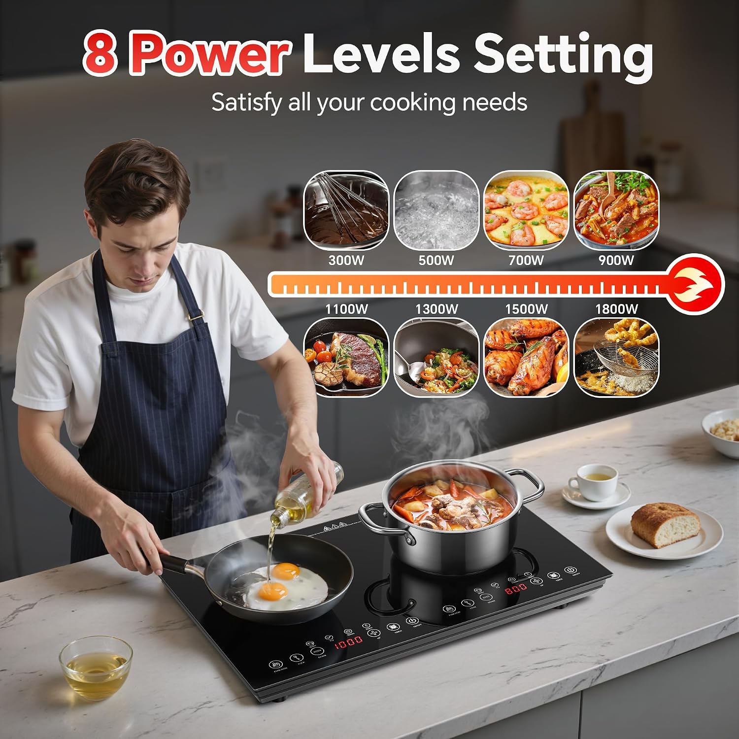 Placa de Inducción Portátil de - Induction Cooktop Portable reseña y precio