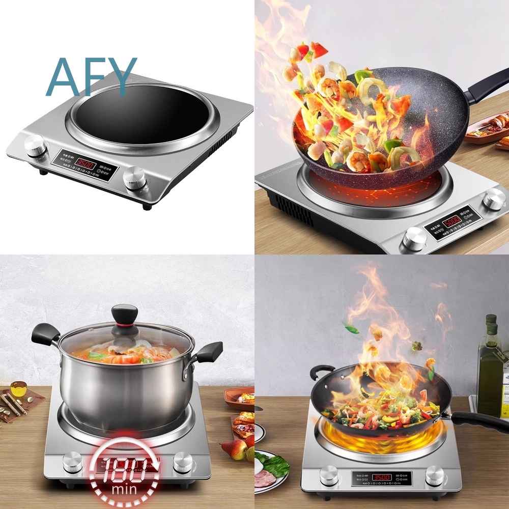 Placa de Inducción Cóncava de  - Induction Cooktop Portable reseña y precio