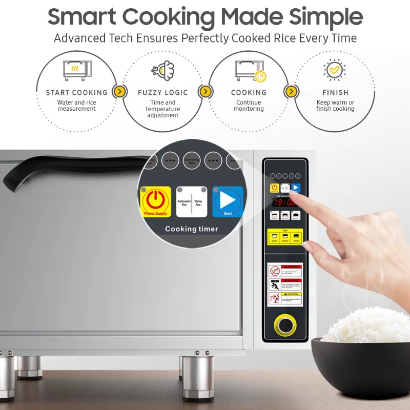 Olla Arrocera Eléctrica de Gra - Rice Cooker reseña y precio